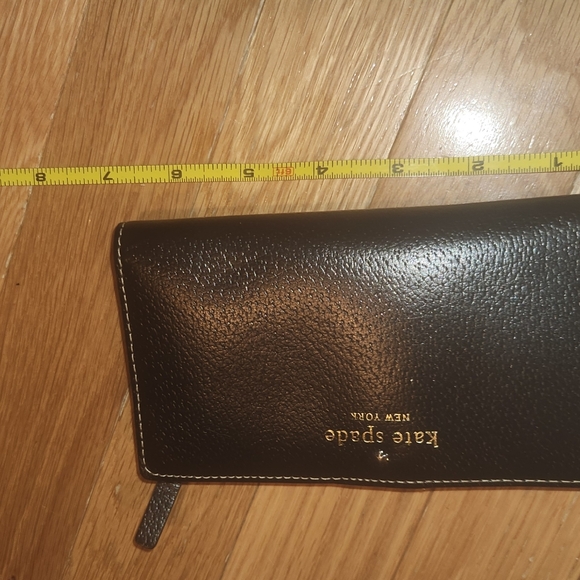 VINTAGE KATE SPADE BLACK WALLET STACEY GRANT STREET BIFOLD NICE SHAPE - Picture 14 of 16